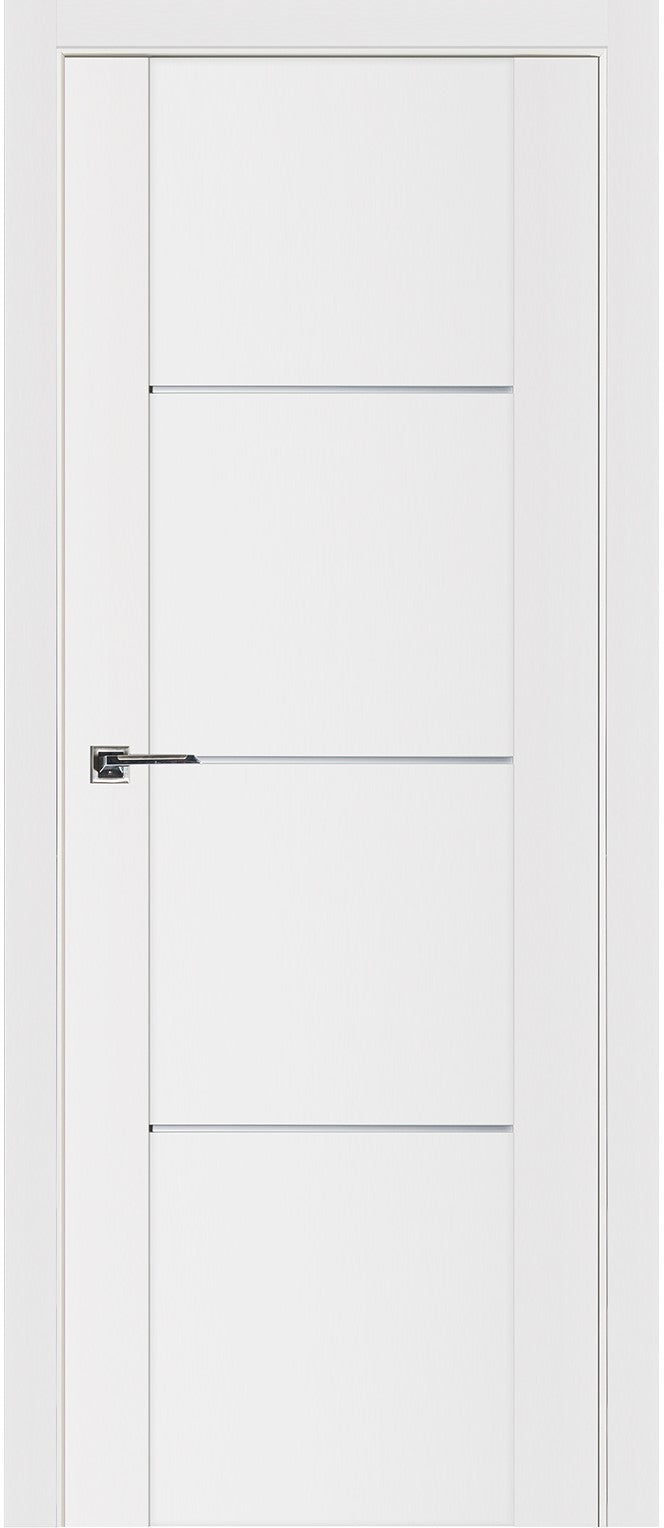 Nova Stile 006 Soft White Laminated Modern Pre-Hung Door - Doors and Beyond