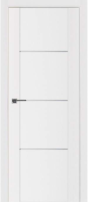 Nova Stile 006 Soft White Laminated Modern Pre-Hung Door - Doors and Beyond