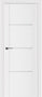 Nova Stile 006 Soft White Laminated Modern Pre-Hung Door