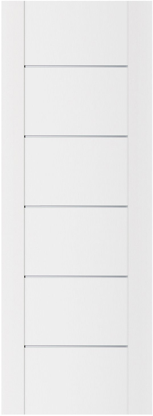 Nova Stile 008 Soft White Laminated Modern Door Slab - Doors and Beyond