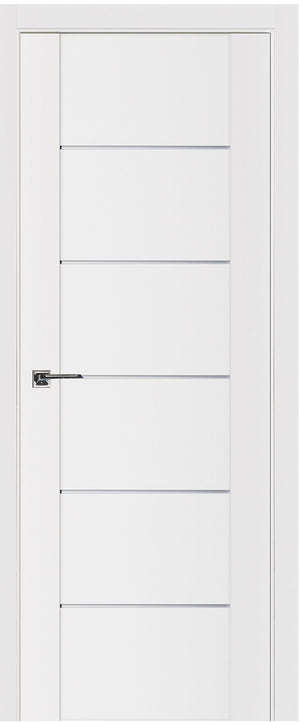 Nova Stile 008 Soft White Laminated Modern Pre-Hung Door - Doors and Beyond