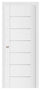 Nova Stile 009 Soft White Laminated Modern Pocket Door