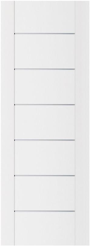 Nova Stile 009 Soft White Laminated Modern Door Slab - Doors and Beyond