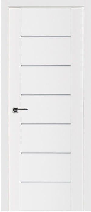 Nova Stile 009 Soft White Laminated Modern Pre-Hung Door - Doors and Beyond
