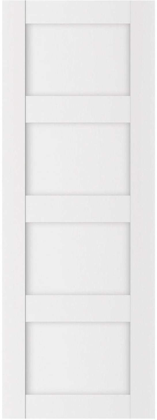 Nova Stile 021 Soft White Laminated Modern Door Slab - Doors and Beyond