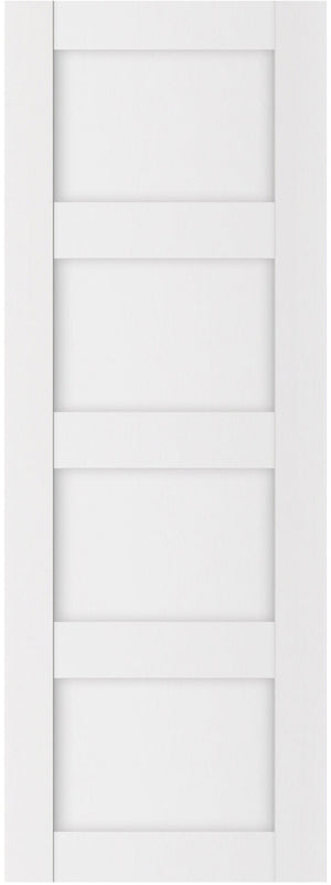 Nova Stile 021 Soft White Laminated Modern Door Slab - Doors and Beyond