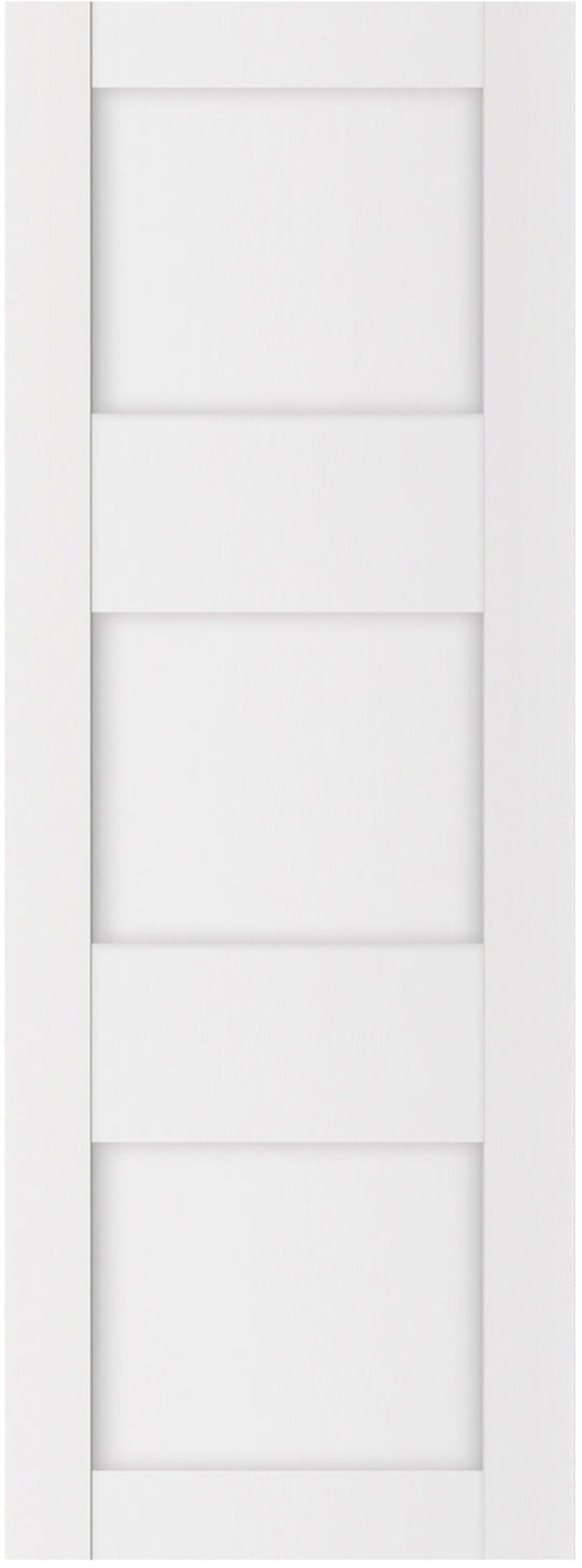 Nova Stile 044 Soft White Laminated Modern Door Slab - Doors and Beyond