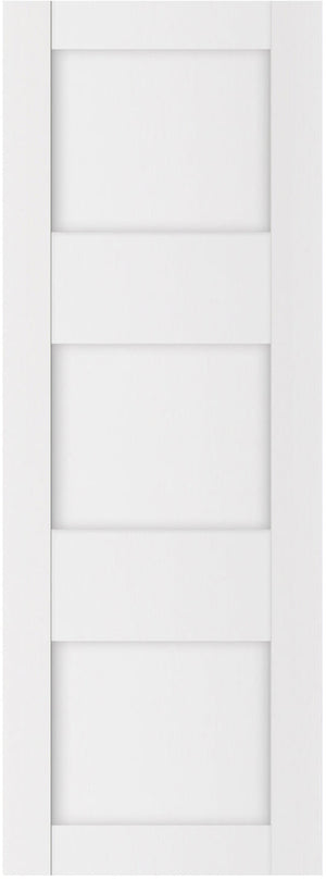 Nova Stile 044 Soft White Laminated Modern Door Slab - Doors and Beyond