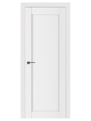 Nova Stile 054 Soft White Laminated Modern Pre-Hung Door - Doors and Beyond