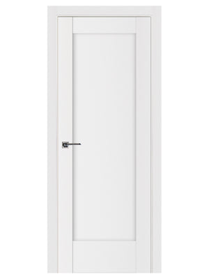 Nova Stile 059 Soft White Laminated Modern Pre-Hung Door - Doors and Beyond