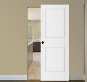 Nova Stile 023 Soft White Laminated Modern Magic Door - Doors and Beyond