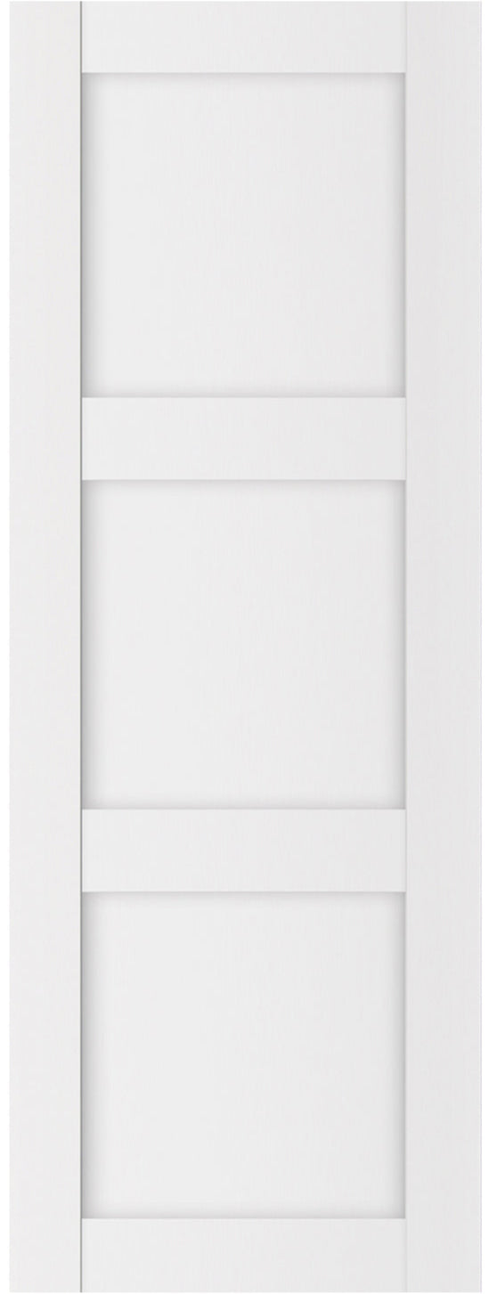Nova Stile 025 Soft White Laminated Modern Door Slab - Doors and Beyond