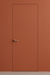 Primed Solid Frameless Door Example For Painting Terracotta - Doors and Beyond