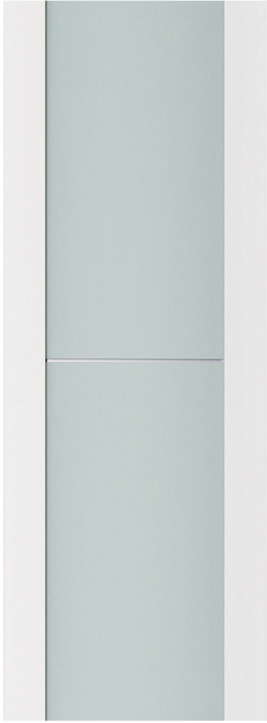 Nova Triplex 002 Soft White Laminated Modern Door Slab - Doors and Beyond