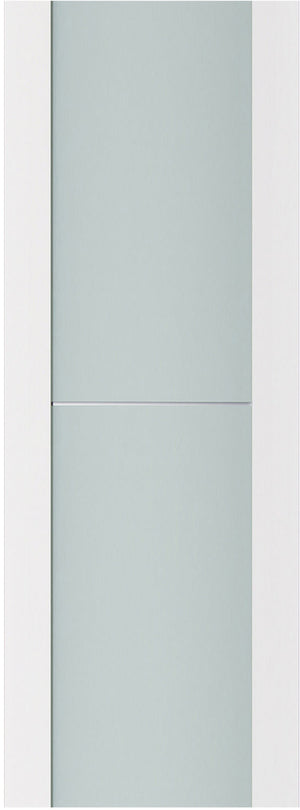 Nova Triplex 002 Soft White Laminated Modern Door Slab - Doors and Beyond