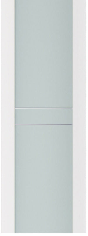 Nova Triplex 003 Soft White Laminated Modern Door Slab - Doors and Beyond