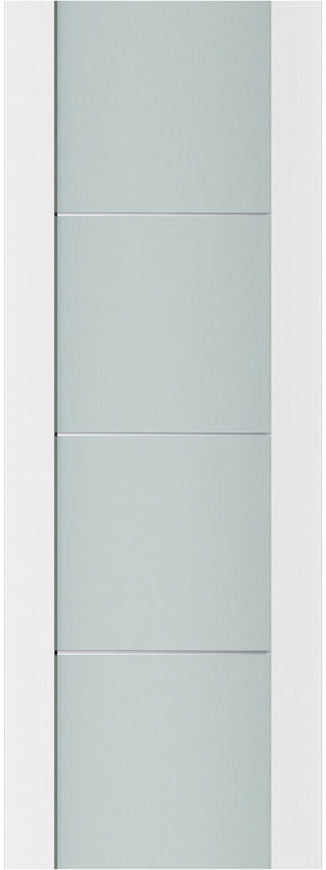 Nova Triplex 006 Soft White Laminated Modern Door Slab - Doors and Beyond