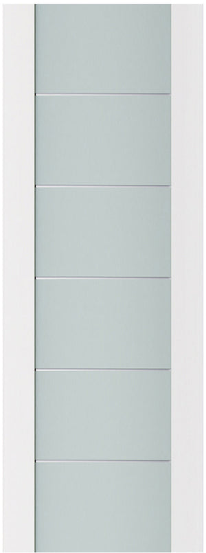 Nova Triplex 008 Soft White Laminated Modern Door Slab - Doors and Beyond