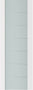 Nova Triplex 009 Soft White Laminated Modern Door Slab