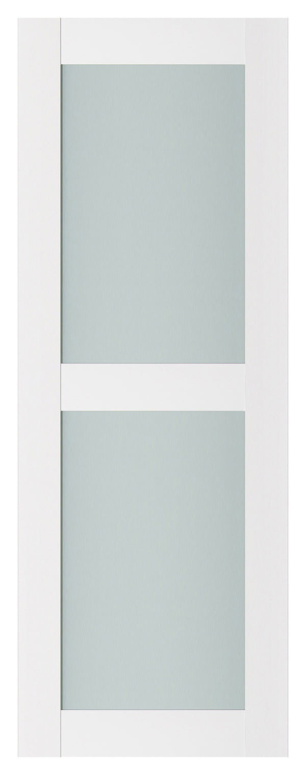 Nova Triplex 020 Soft White Laminated Modern Door Slab - Doors and Beyond