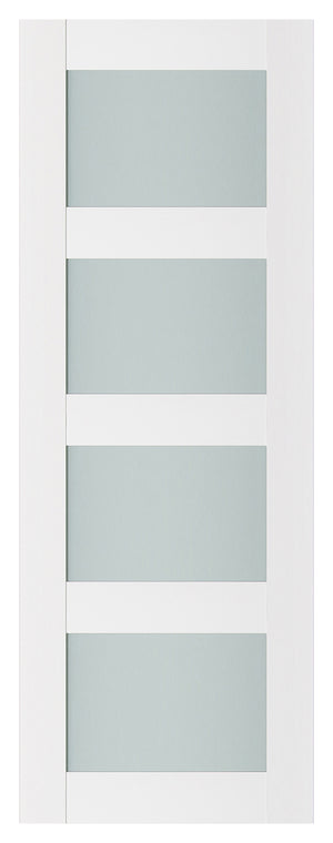 Nova Triplex 021 Soft White Laminated Modern Door Slab - Doors and Beyond