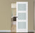 Nova Triplex 058 Soft White Laminated Modern Magic Door