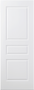Nova 3 PANEL Soft White Laminated Modern Door Slab