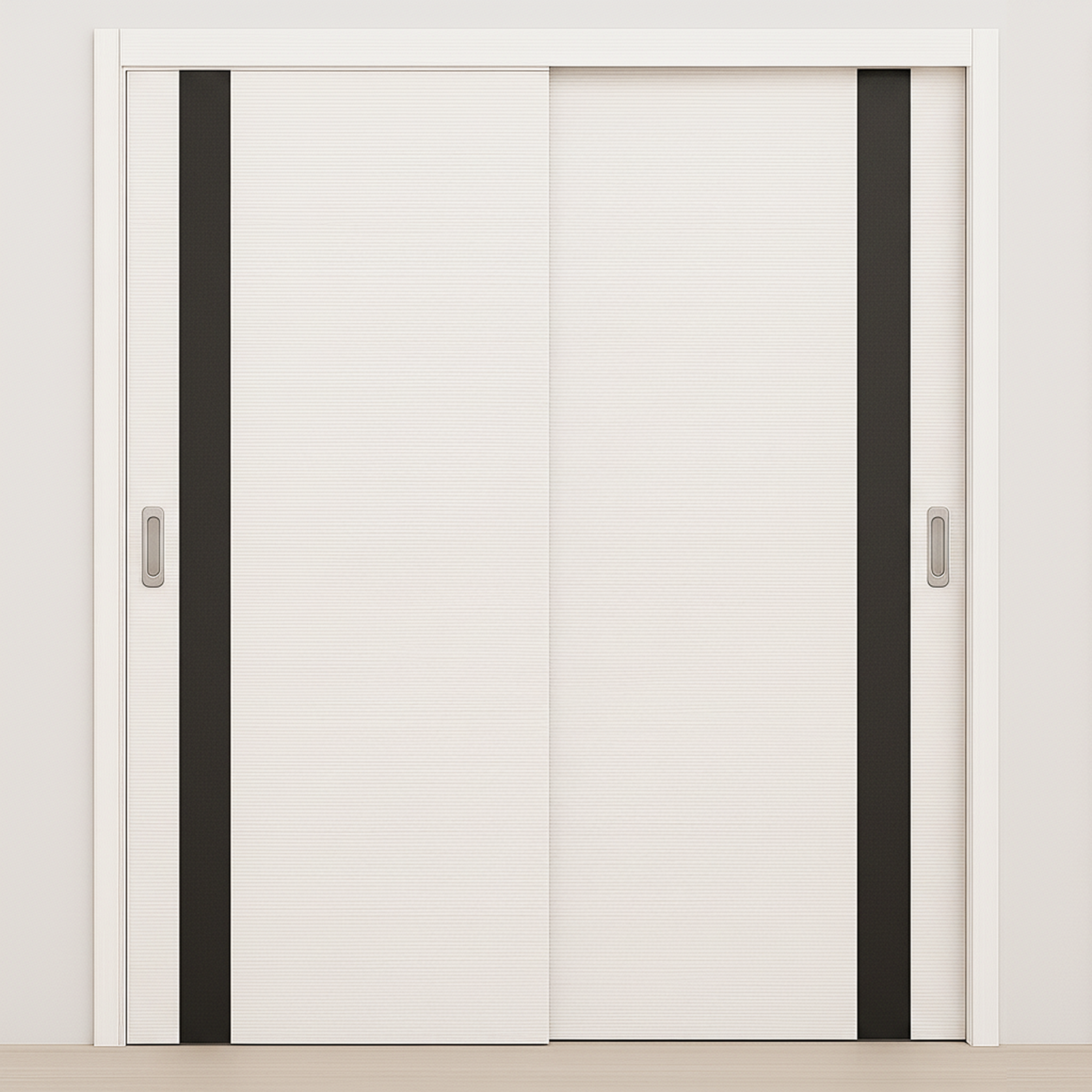 Braga 1G Bianco Matrix CPL Modern Bypass Door - Doors and Beyond