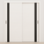 Braga 1G Bianco Matrix CPL Modern Bypass Door - Doors and Beyond