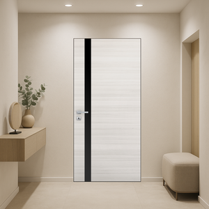 Braga 1G Crema Matrix CPL Frameless Modern Door - Doors and Beyond