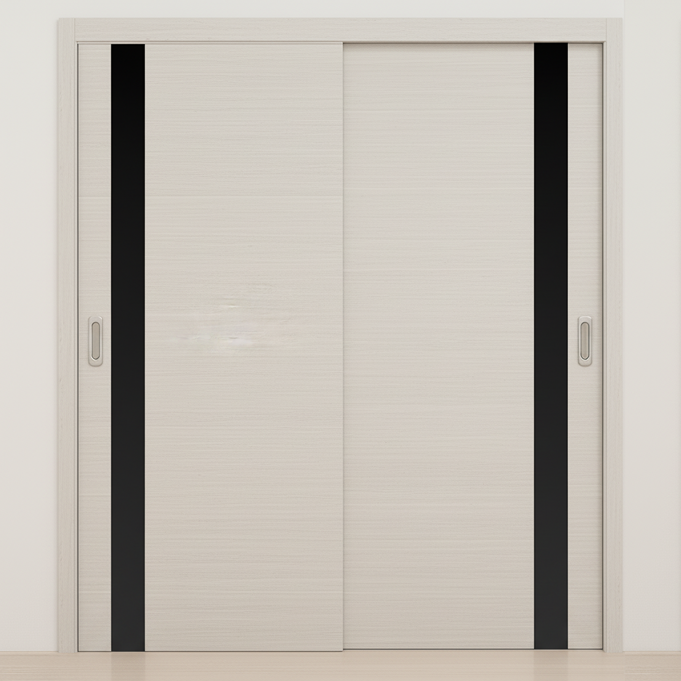 Braga 1G Crema Matrix CPL  Modern Bypass Door - Doors and Beyond