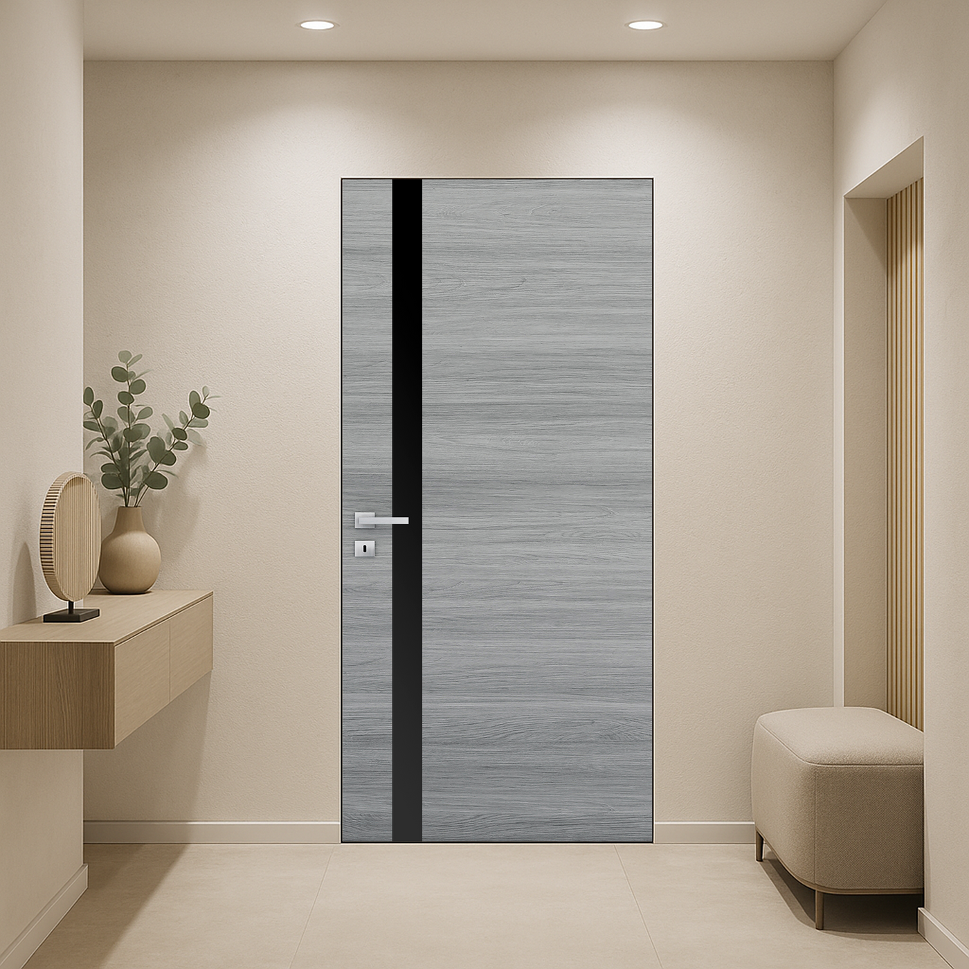 Braga 1G Olmo Matrix CPL Frameless Modern Door - Doors and Beyond