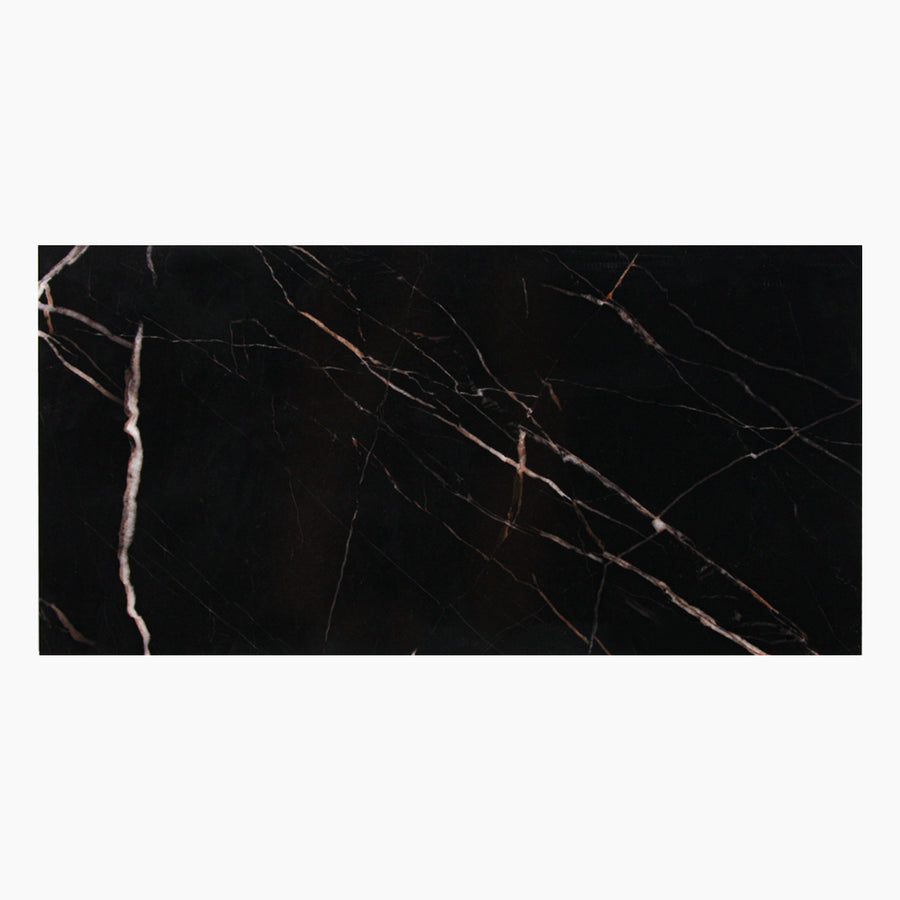 VILO Wall SPC Calacatta black 11 3/16" x 23 5/8" - Doors and Beyond
