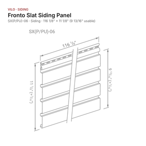 VILO Vinyl Siding Fronto SVP-06 Golden Oak 116 1/8“(9'7“) - 4 Pcs - Doors and Beyond