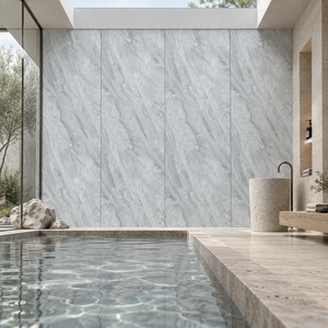VILO Wall SPC Smoky ash embossed matt 47 1/4" x 104 5/16" - Doors and Beyond