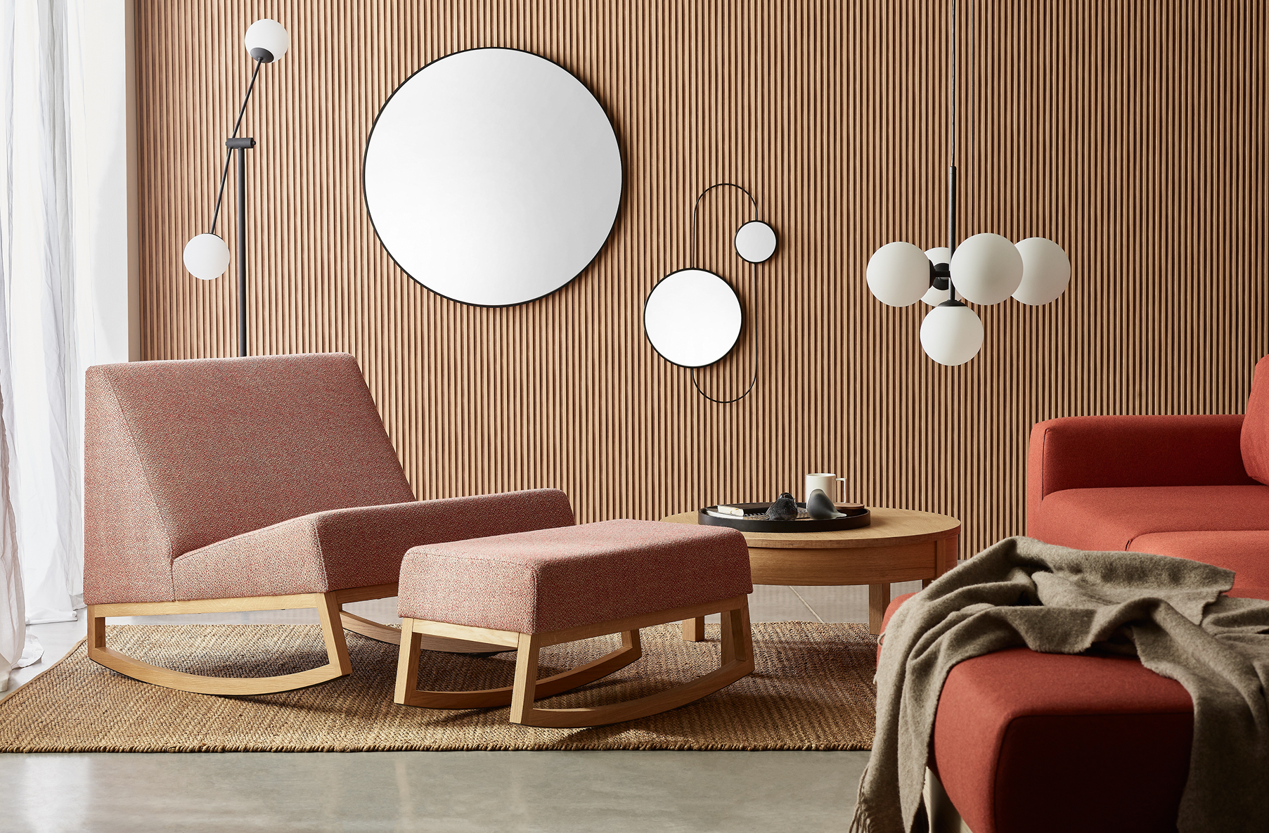 VOX Linerio S-Line Natural Slat Panel 104 5/16" x 4 13/16" x 3/8"