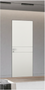 Nova 2HC Braga Bianco Matrix CPL Frameless Modern Door