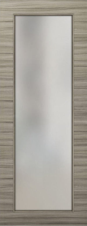Nova 1-Lite Braga Palissandro Matrix CPL  Modern Door Slab - Doors and Beyond
