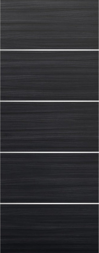 Nova 4H Braga Blu Matrix CPL  Modern Door Slab - Doors and Beyond