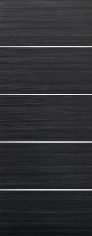 Nova 4H Braga Blu Matrix CPL  Modern Door Slab - Doors and Beyond