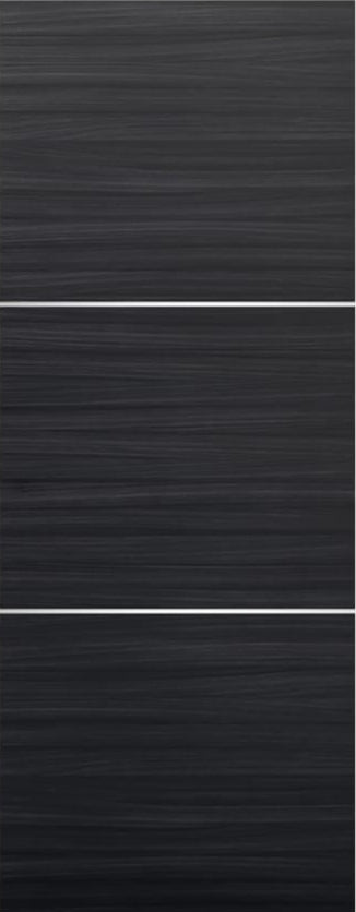 Nova 2H Braga Blu Matrix CPL  Modern Door Slab - Doors and Beyond