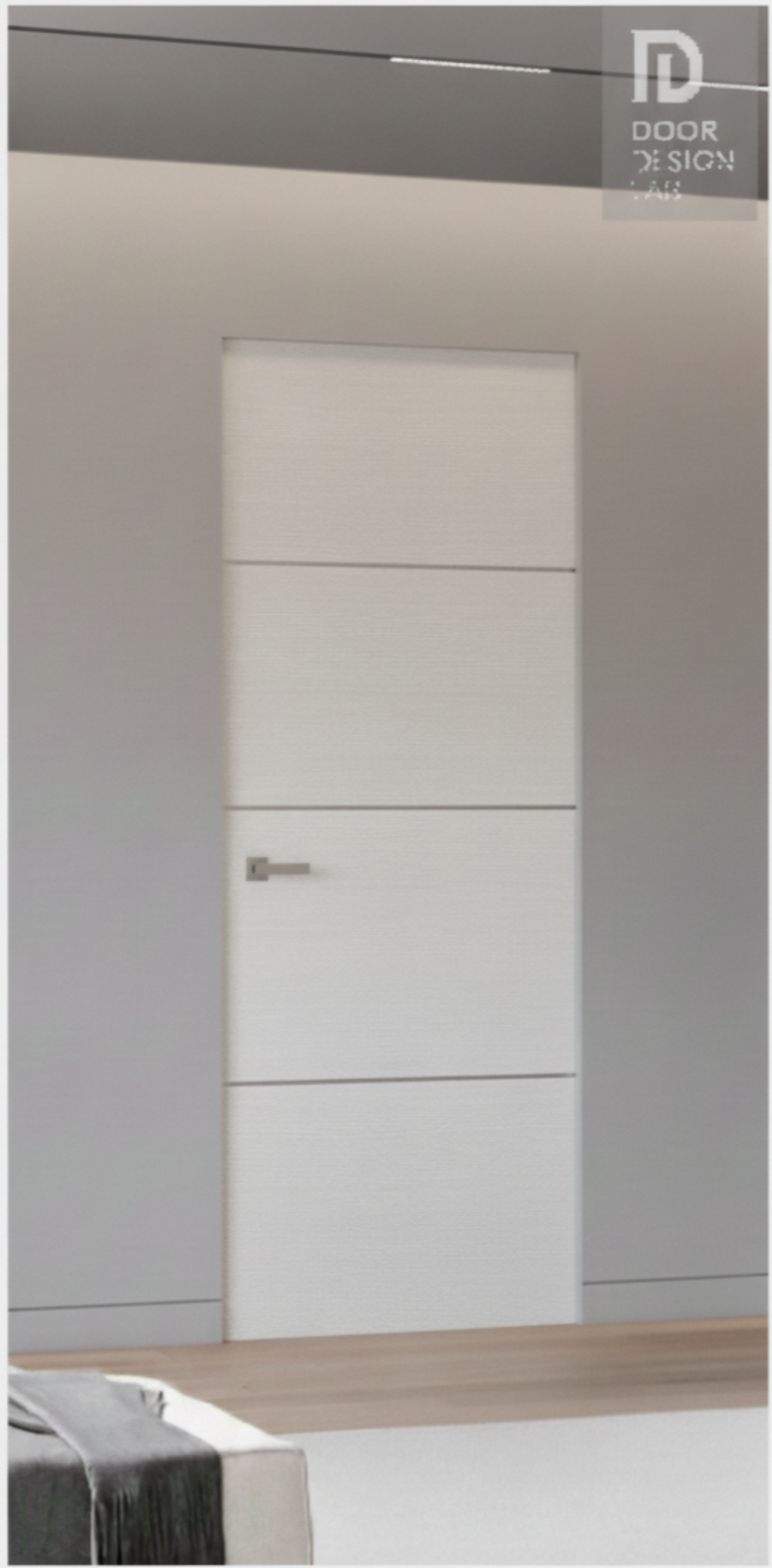 Nova 3H Braga Bianco Matrix CPL Frameless Modern Door