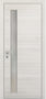 Nova 1-Lite V Braga  Crema Matrix CPL Modern Single Pre-hung Door