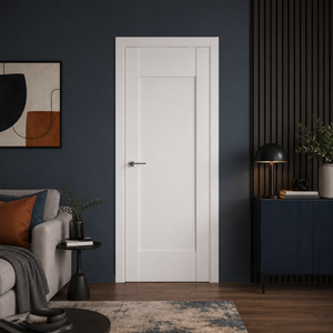 Nova Stile 012 Soft White Laminated Modern Pre-Hung Door - Doors and Beyond