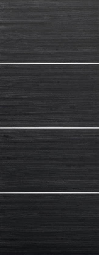 Nova 3H Braga Blu Matrix CPL  Modern Door Slab - Doors and Beyond