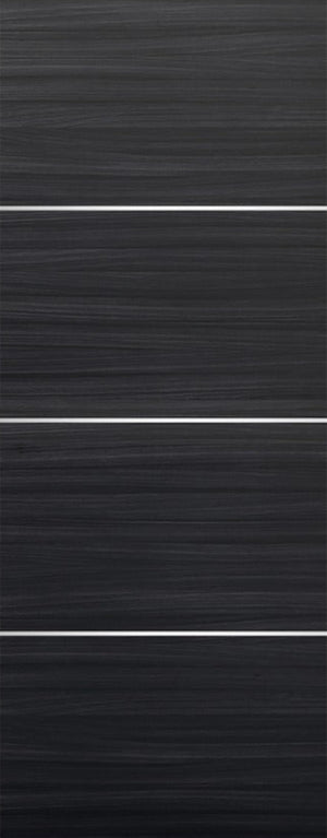 Nova 3H Braga Blu Matrix CPL  Modern Door Slab - Doors and Beyond