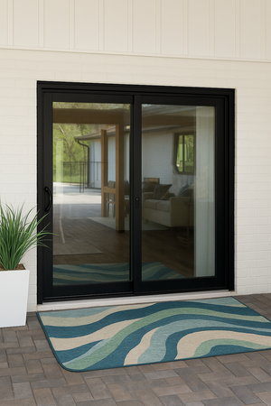 ProVia Endure 2-Lite Patio Door 72x80 Black/Black Double Pane Low-E W Argon Gas - Doors and Beyond