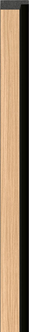 VOX L-Trim Linerio M-Line Natural with Black 104 5/16 x 1 5/8" x 1/2" - Doors and Beyond