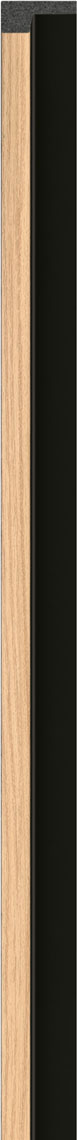 VOX L-Trim Linerio S-Line Natural with Black 104 5/16" x 1 1/8" x 1/2" - Doors and Beyond