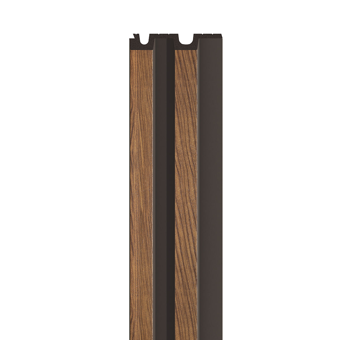 VOX Linerio L-Line Mocca Slat Panel 104 5/16" x 4 13/16" x 13/16" - Doors and Beyond